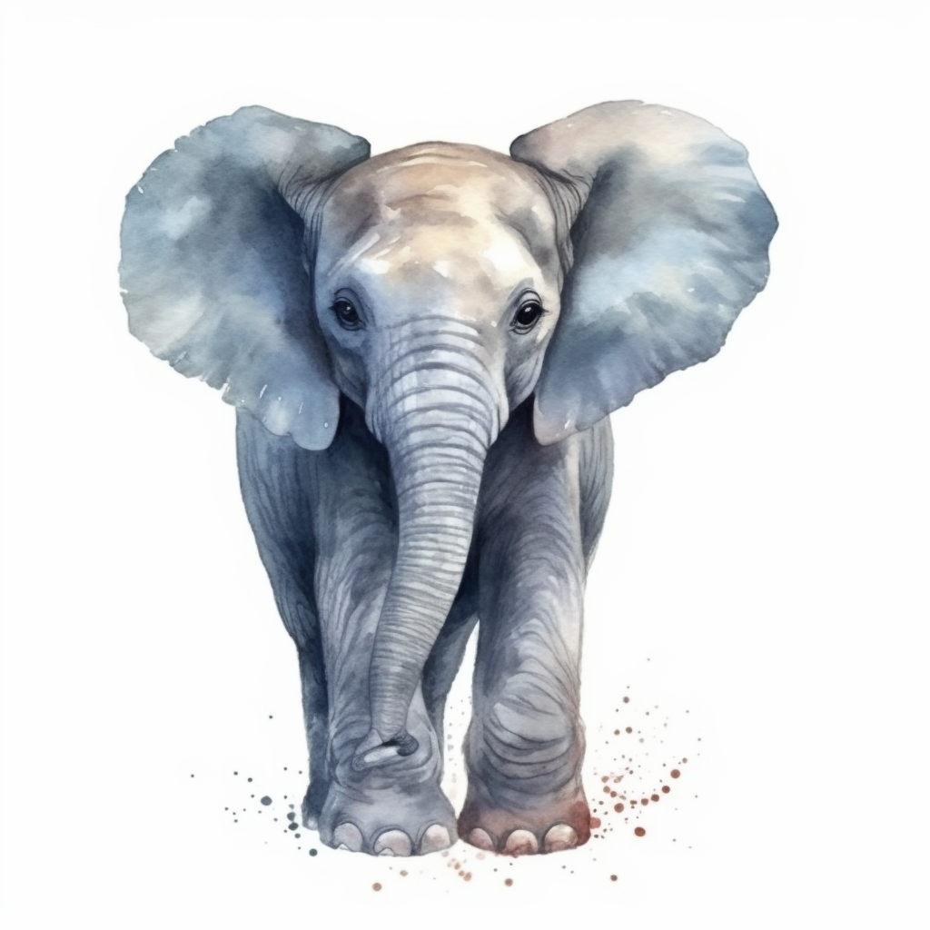 baby elephant cliparts