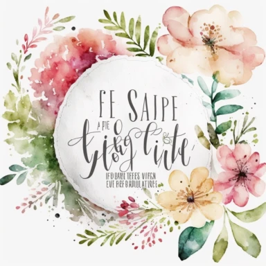 large, Watercolor graphic, Christian inspirational Clipart - clip art, white background,
