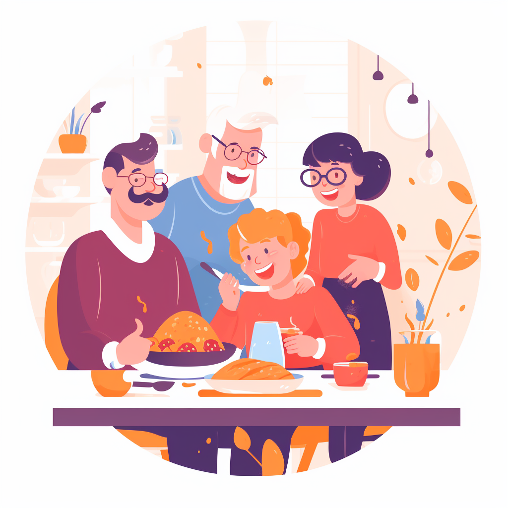 happy family clipart