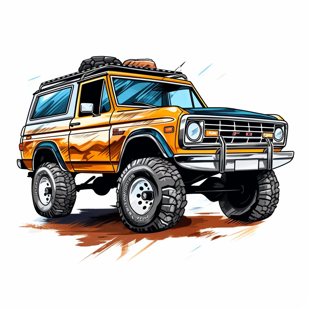 Ford Bronco Sticker Clipart Clip Art Library 8130