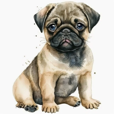 cute watercolor pug clip art you want can be found in the web search results. [1] offers a selection of unique or custom handmade pug watercolor clip art pieces that are perfect for your project. The pieces are made from high-quality craft supplies and tools, ensuring that you get the best value for your money. You can also check out [2] for more options, as it offers watercolor pug clipart that is also unique and handmade. The environment of the scene in the watercolor pug clip art is depicted 