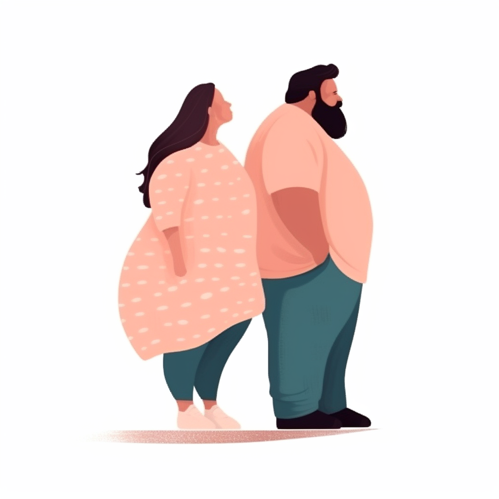 fat man clipart