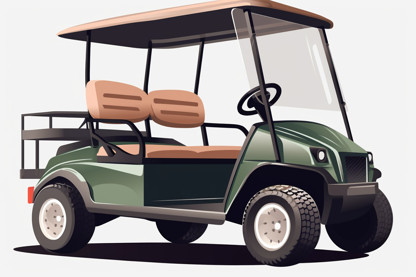 golf cart clipart graphic, white png background - Clip Art Library