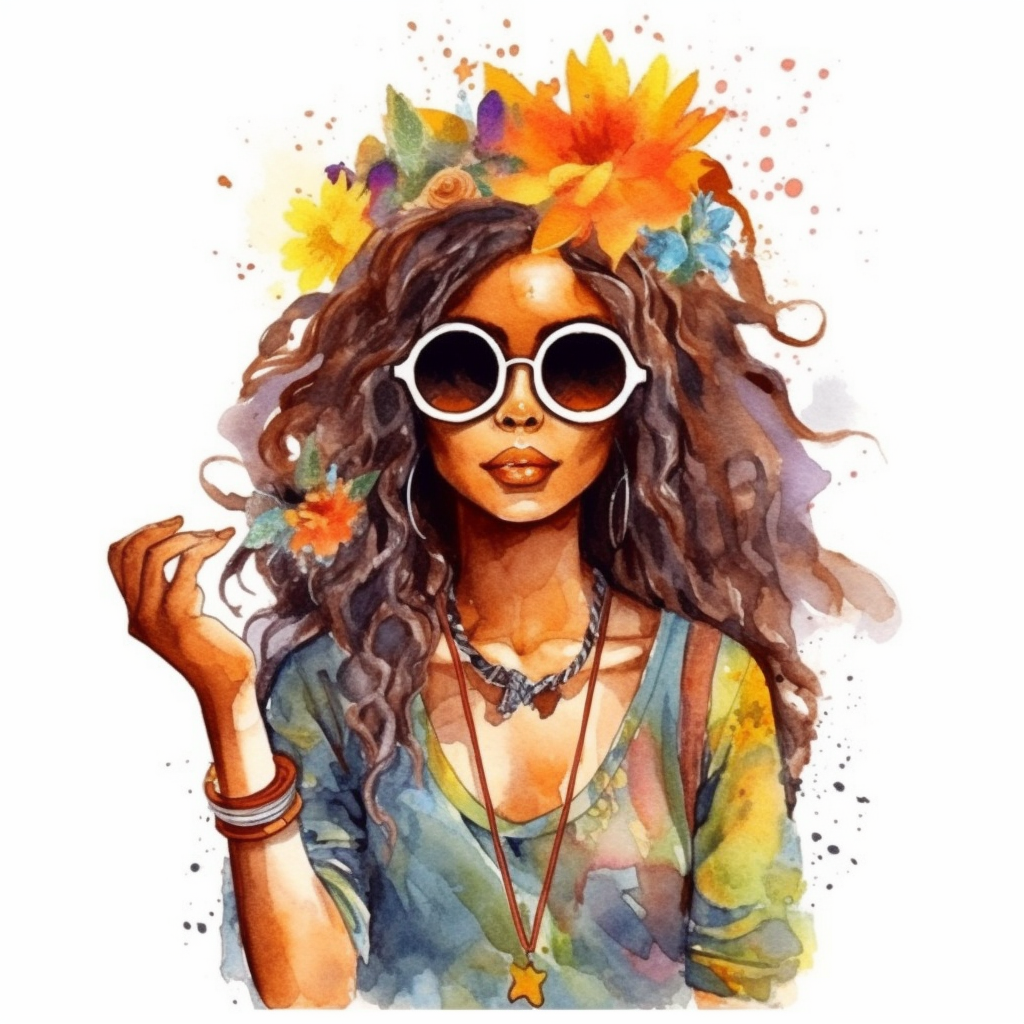black woman cliparts