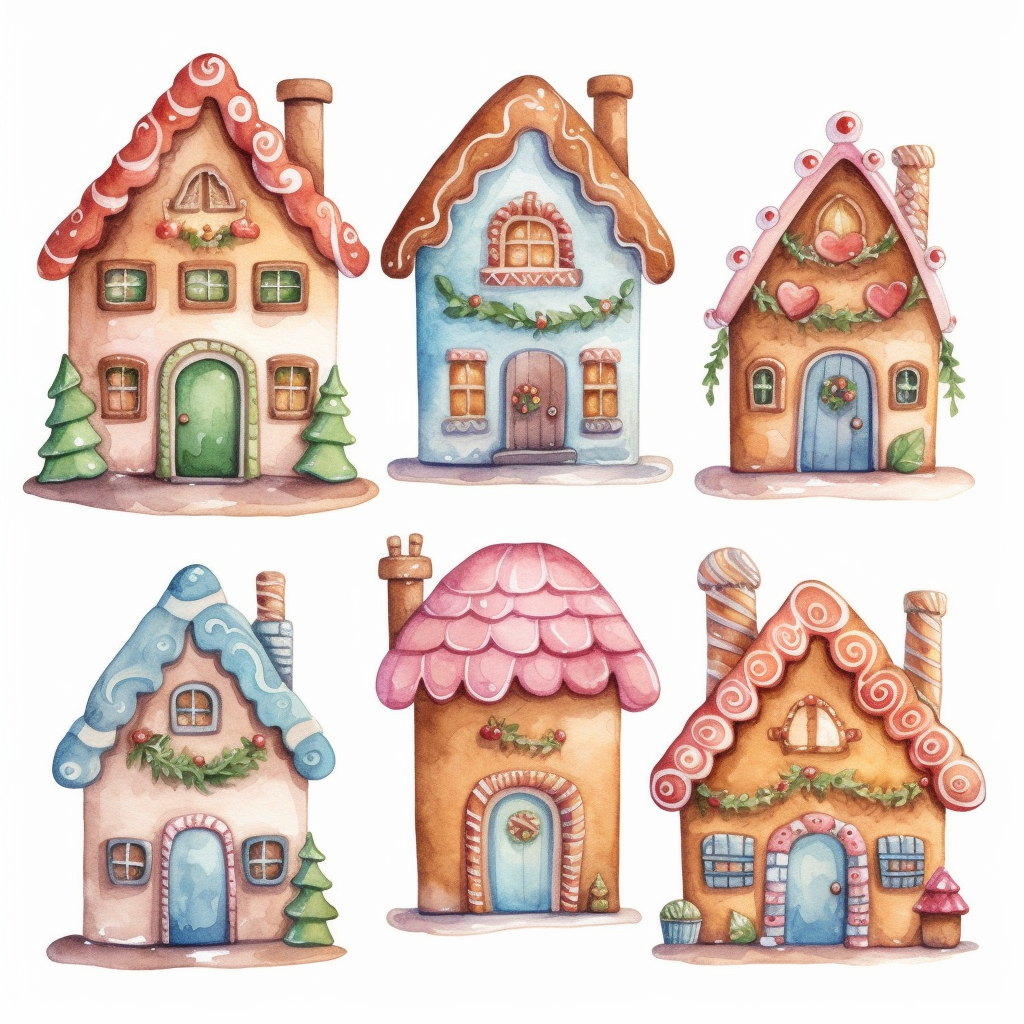 cute gingerbread cliparts