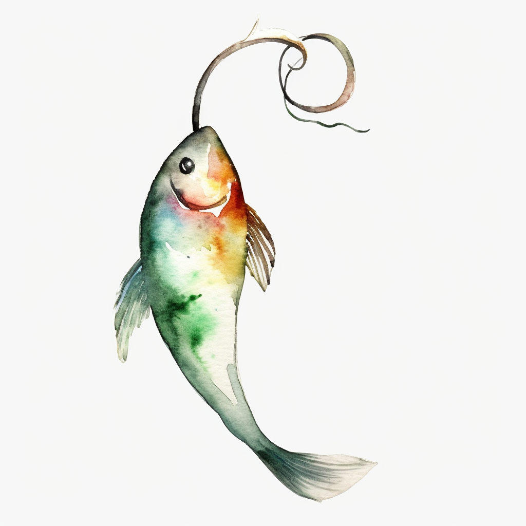 fish hook clipart