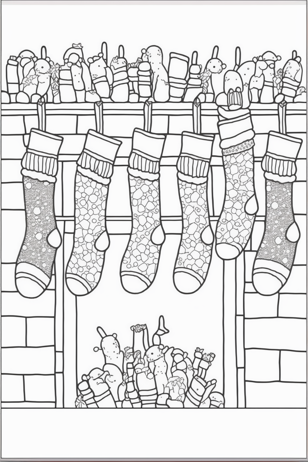 christmas stockings clip art