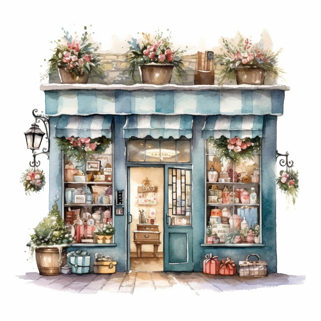 flower shop cliparts