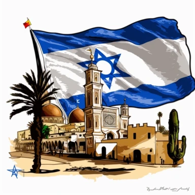 Israel, clipart,
