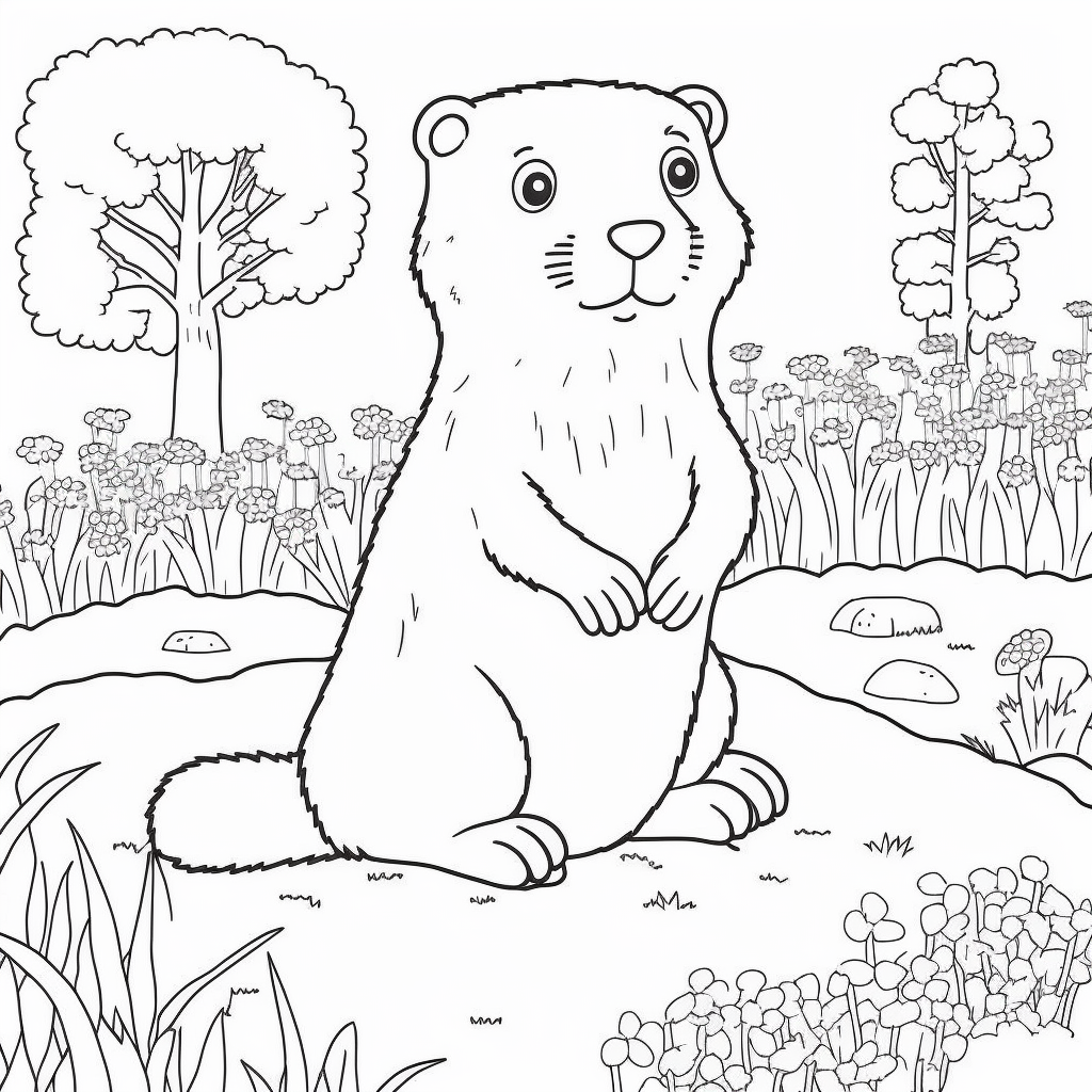 groundhog cliparts