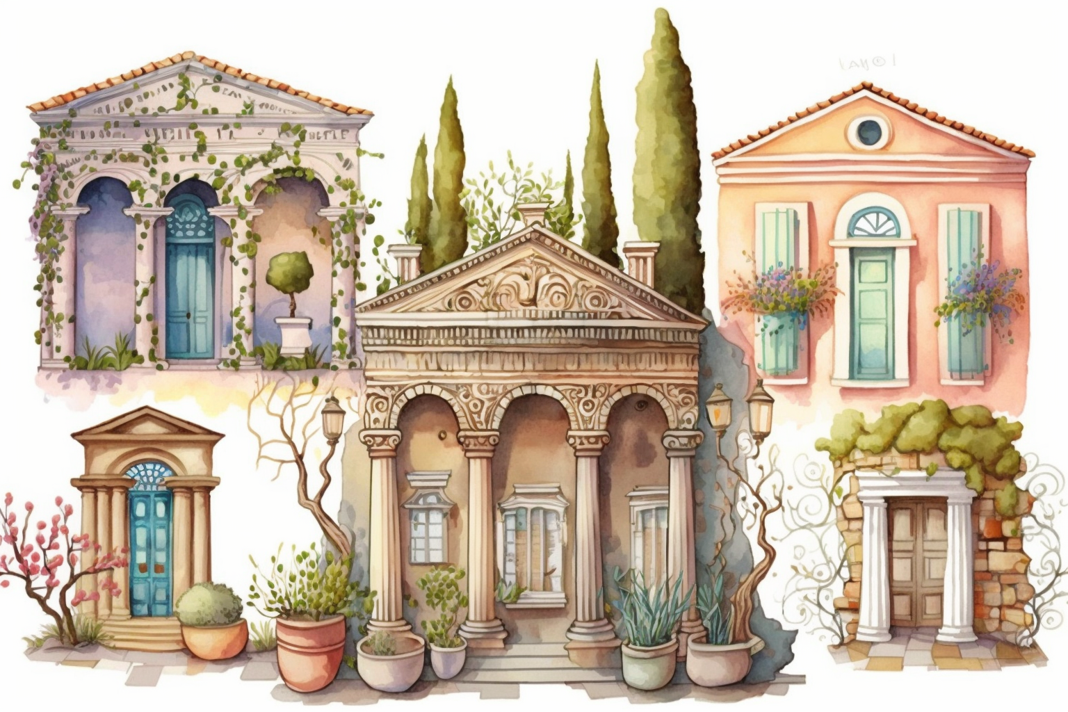 clip art house
