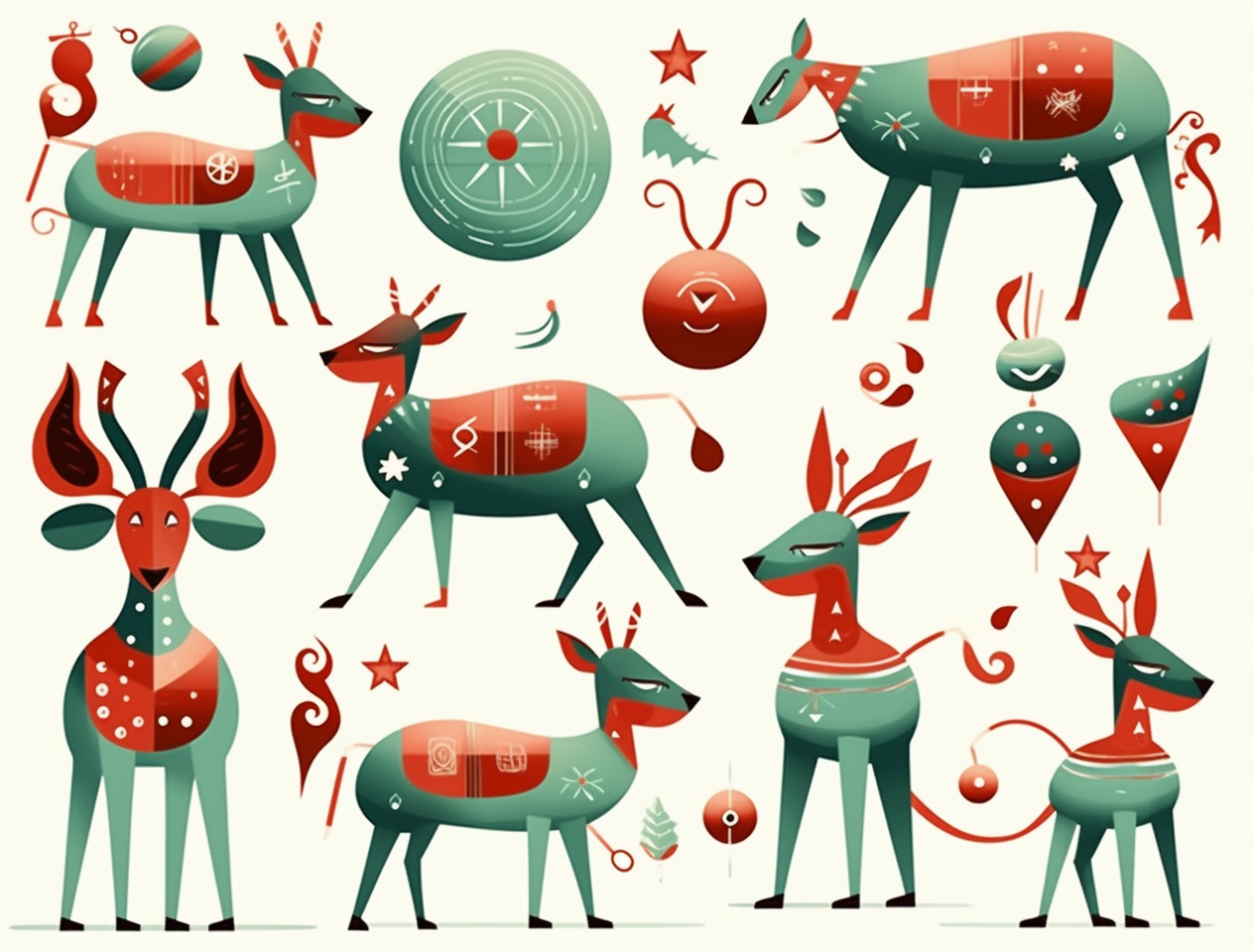 christmas cliparts reindeer