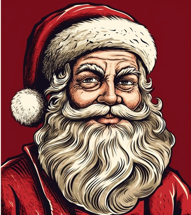 christmas santa clipart royalty free cliparts, in the style of accurate and detailed, caricature-like