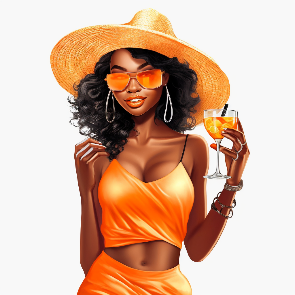 girl sun cliparts