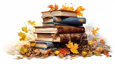 isolated on white illustration watercolor art of a stack of vintage books with beautiful embossed spines, autumn leaves, puddles, rain, branches, september, masterpiece by Hans Zatzka style and by Vladimir Kush style and by Ivan Fedorovich Choultse style, Baroque fashion, PNG clipart, isolated on white, extreme photorealistic details, 32k HD resolution, realistic high detailization high resolution , ultrarealistic, hyper realistic, photography, detailed 8k, extremely detailed