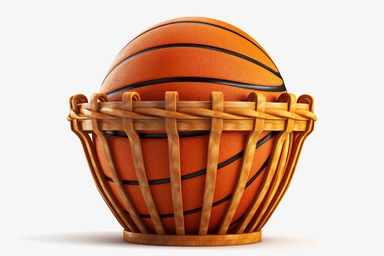 basket+ball , highly detailed, isolated on white, clipart,