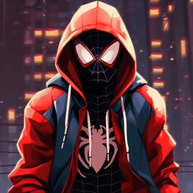 spiderman mayday parker, in the spider verse clipart