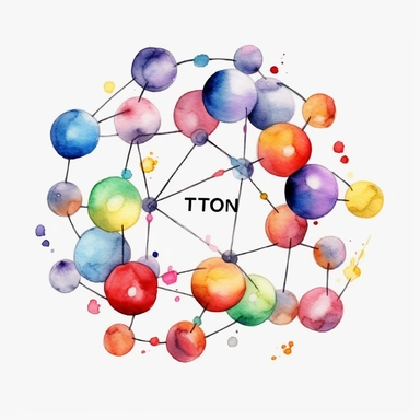 atom chemistry clipart watercolor technique, 8k digital art, bright, colorful, soft lightning, white background