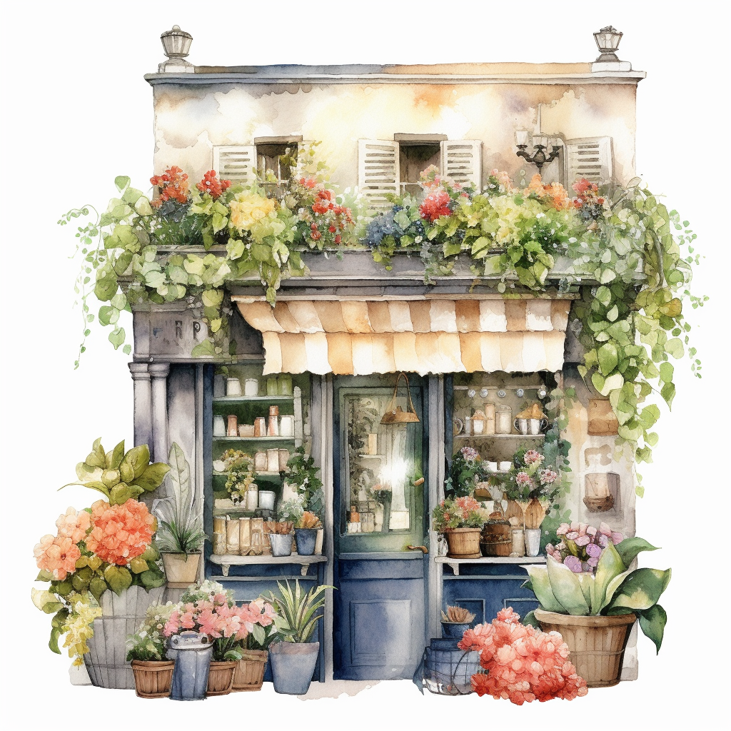 flower shop cliparts