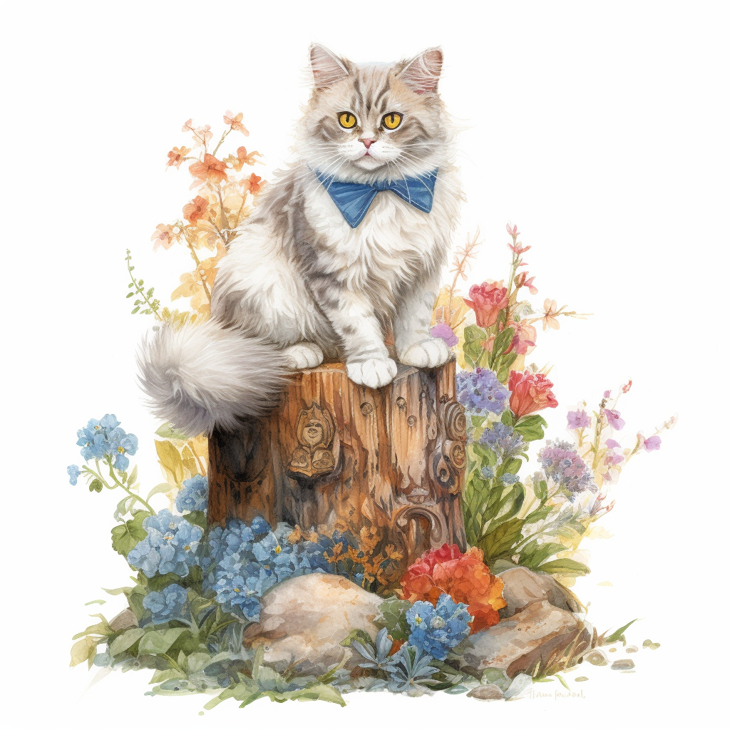 cat sitting cliparts