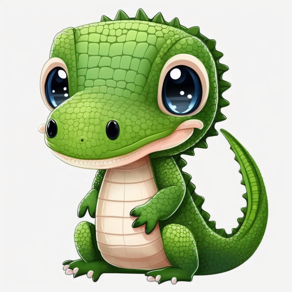 baby alligator cliparts