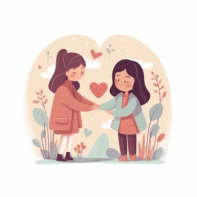 Empathy Clipart for the Ebook The Empathy Guidebook: Practical Tips for Cultivating Empathy in Your Daily Life