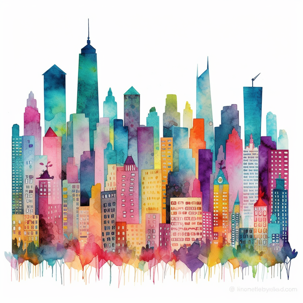 new york skyline clipart