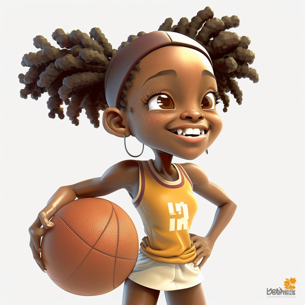 girls basketball cliparts