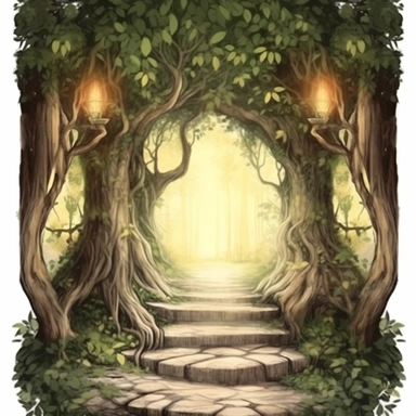 forest gate clipart
