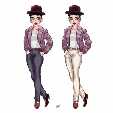 Fashion doll men wearing suit and hat, full body, realistic face, gentlemen style, clipart bundle, vector logo, vector art, white background, simple, cartoon, 2d
