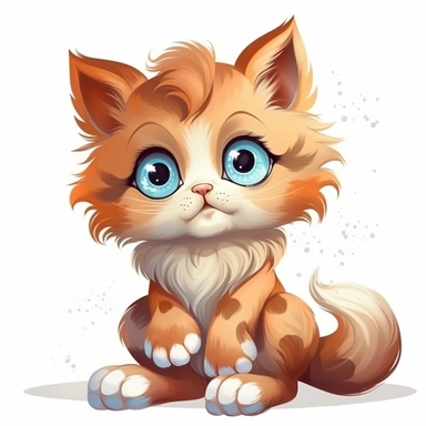 clipart cat cute