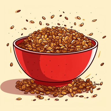 a cute bowl of seeds, clipart, vector, no watermark –ar 3:2