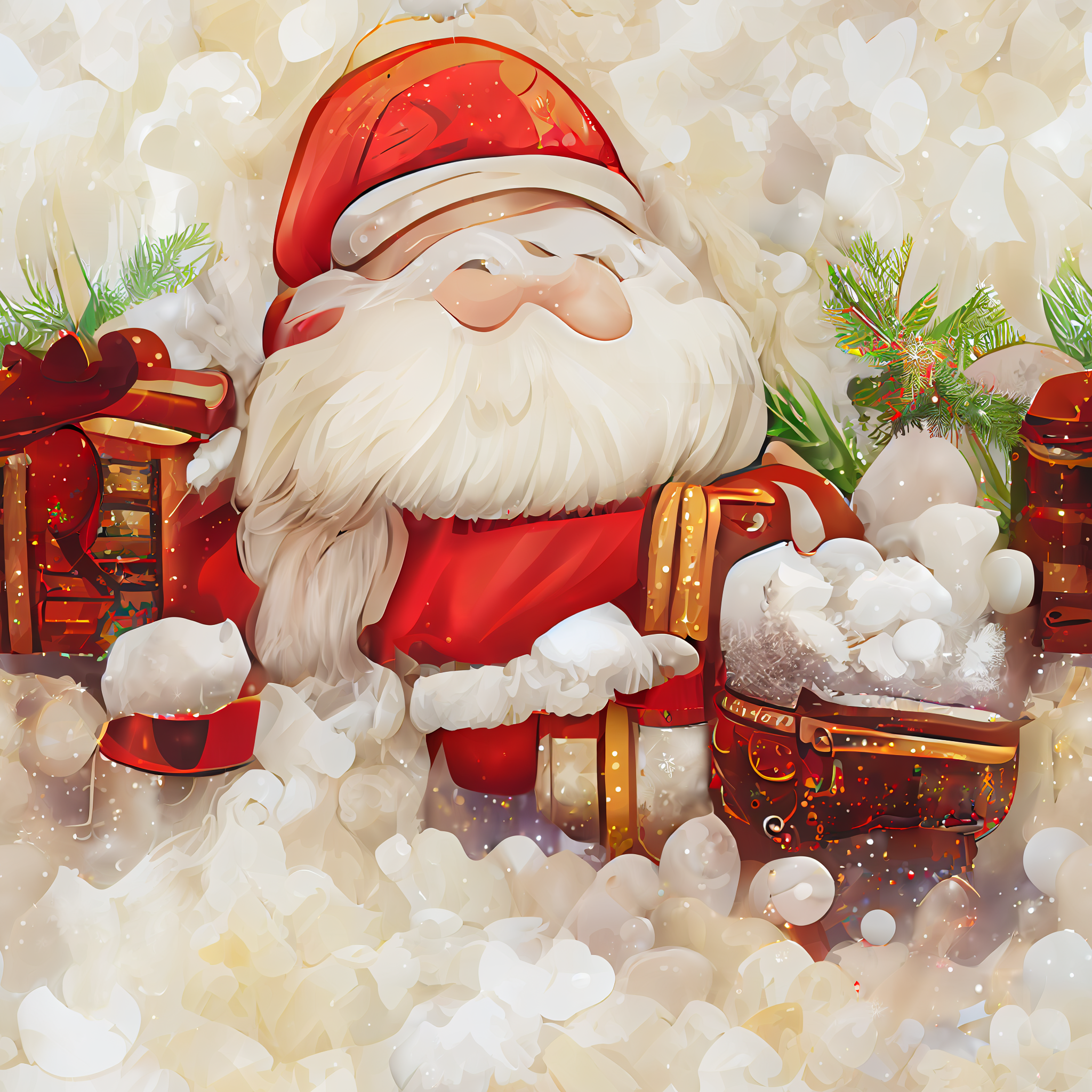 merry christmas art clip