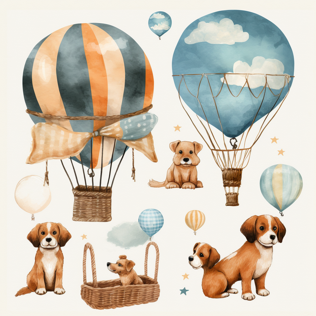 balloon dog cliparts