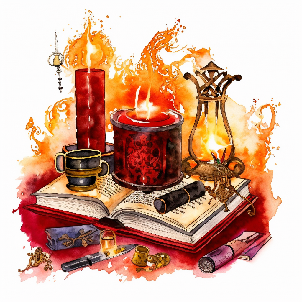 colorful scroll cliparts