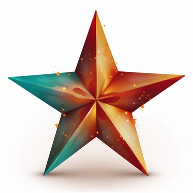 clip art of a christmas star