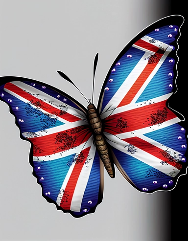 Britain's beloved butterfly clipart