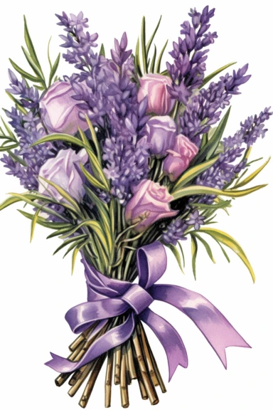lavender bouquet png clipart free, in the style of realistic detailing, prudence heward, sofonisba anguissola, ominous vibe, kuzma petrov-vodkin, detailed depiction, grandiose color schemes 32k,uhd quality, photo realistic hd accuracy,