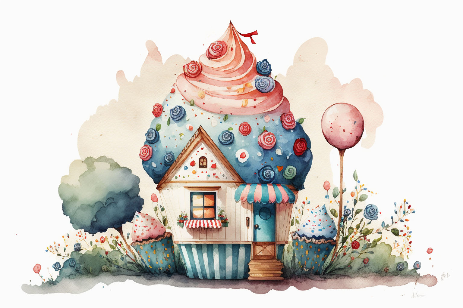 color cupcake cliparts