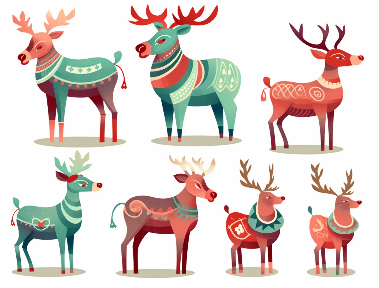 christmas cliparts reindeer