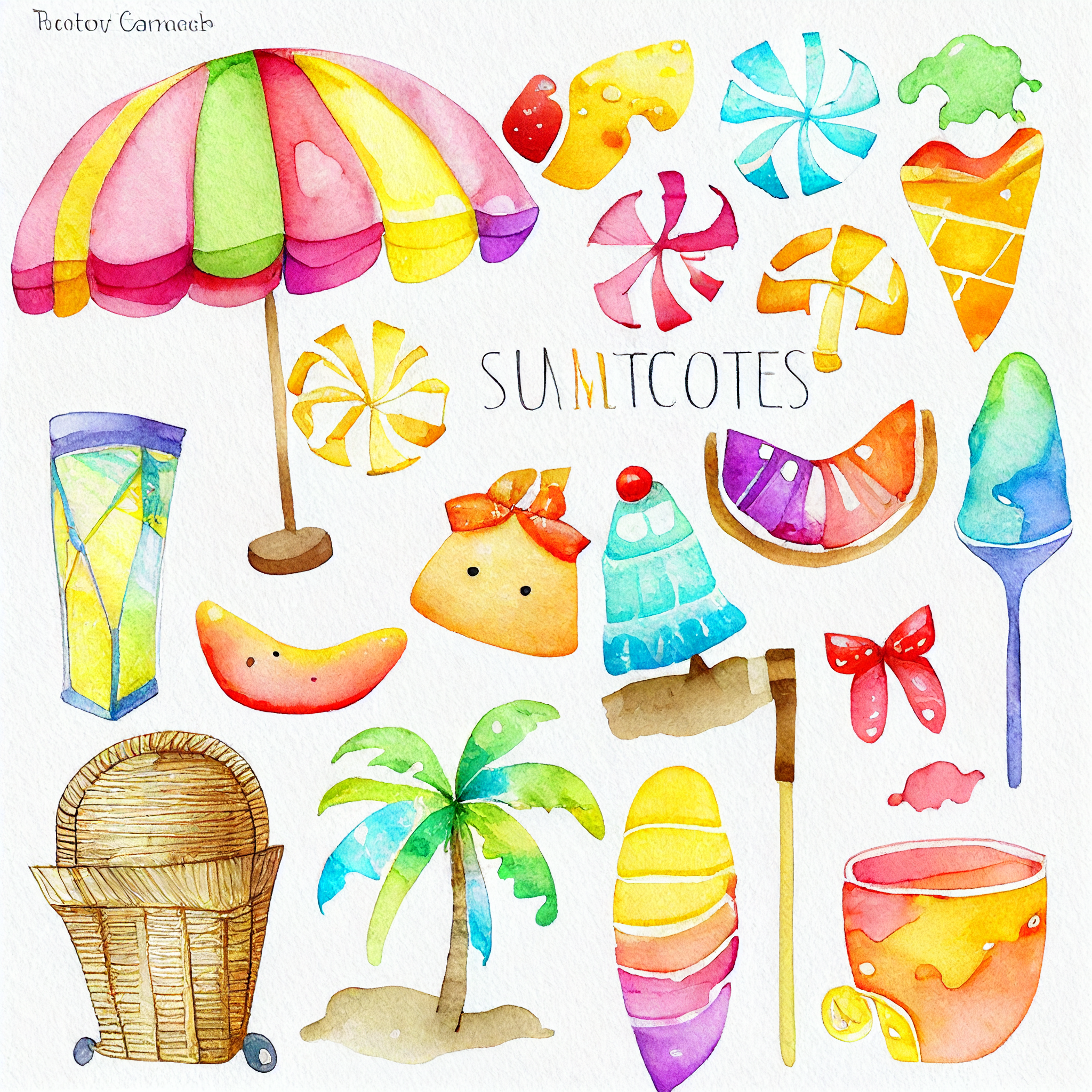 cute sunshine cliparts