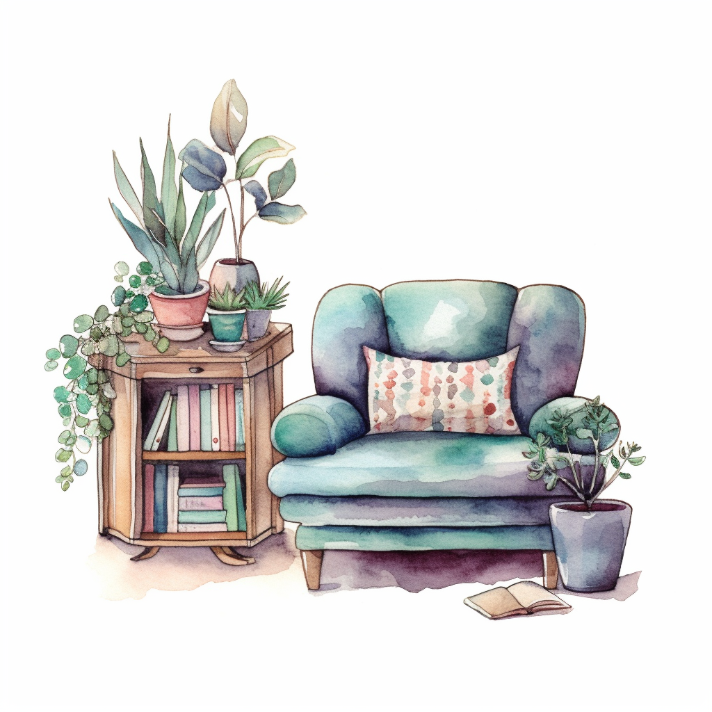 cartoon furniture cliparts