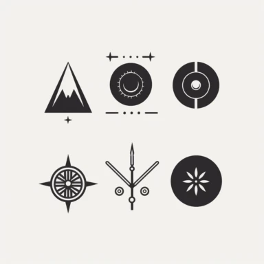 4 svg clipart symbol icons modern minimal geometric metaphysical boho edgy cosmos delicate minimalism existential aesthetic