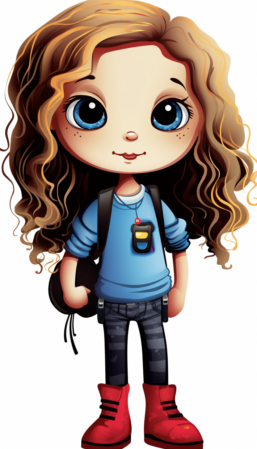 curly hair cliparts