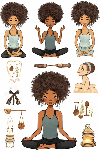 Namaste, Yoga queen, meditation, self love, Norman Rockwell theme, Self Love Clipart, spa environment Black Girl Clipart, Black Women Clipart, Fashion Girl Clipart, African American Fashion Girl PNG for Planner/Sticker, Black Girl Magic, Beautiful braided hair styles, Fashion Nova Themed Clipart, Black Girl Magic Clipart, Black Women Clipart, Black Girls PNG, Black Girl Sticker/Planner/Journal/Print Lady boss clipart, Boss Fashion clipart, Fashion Girl Clipart, Boss Girl clipart, Fashion Illustr