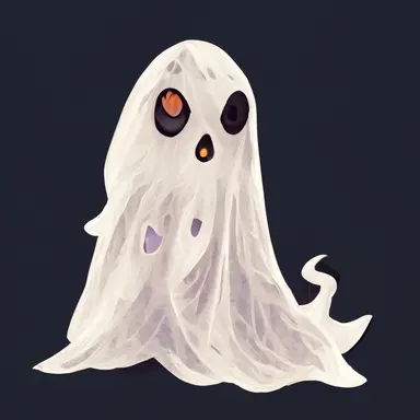 a spooky ghost, isolated clip art, isolated watercolor of a ghost, halloween, svg, etsy listing, royalty free stock image