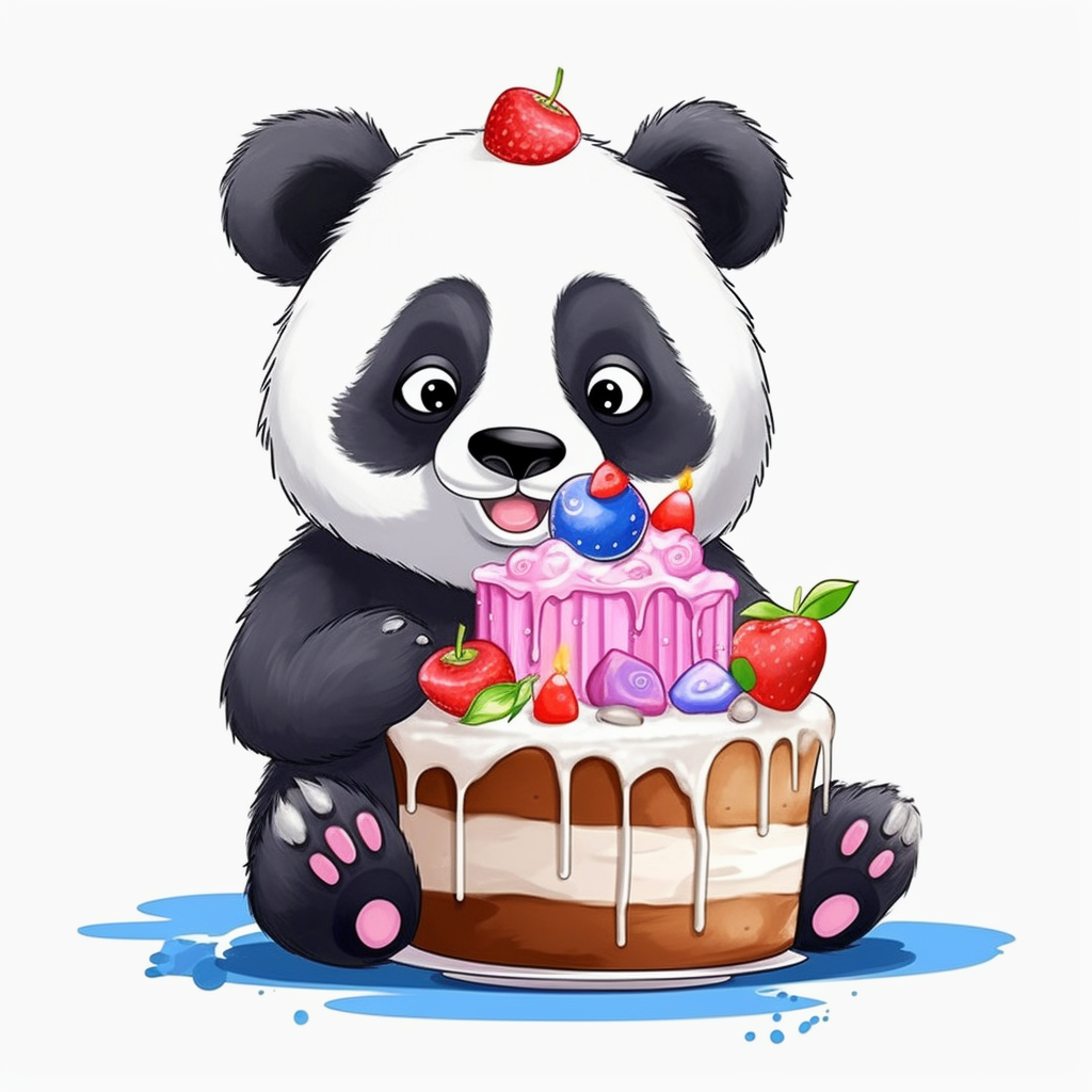 birthday outline cliparts