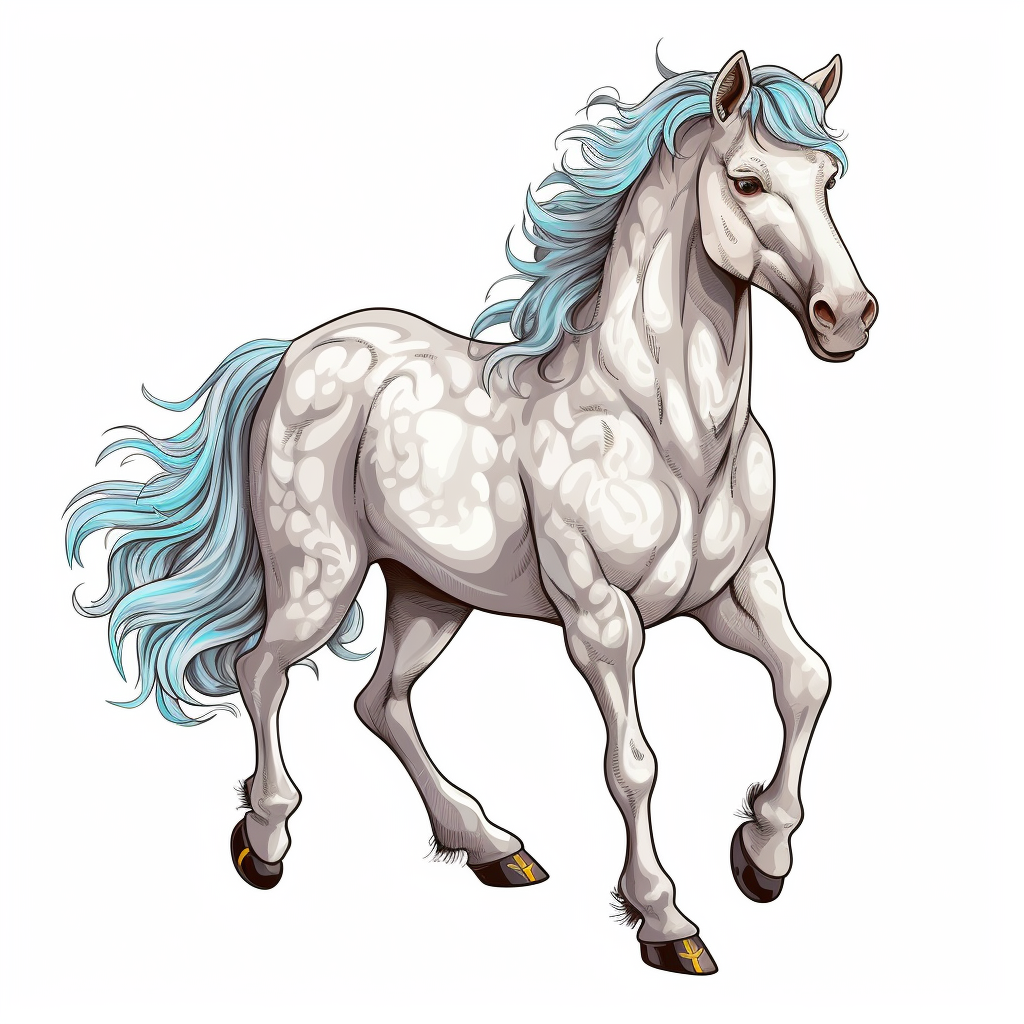 cartoon horse clipart