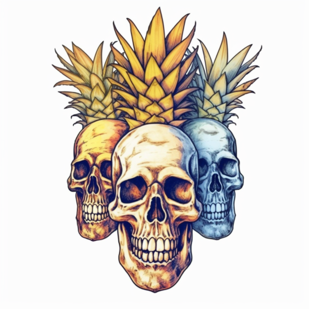 cartoon pineapple cliparts