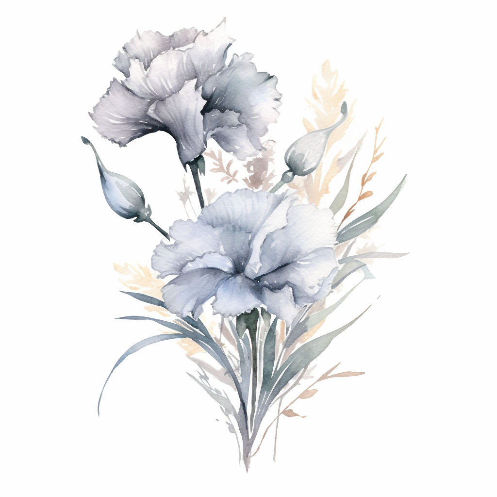 carnation flower cliparts